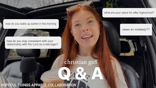 Q & A | answering your questions as a christian girl at 17!