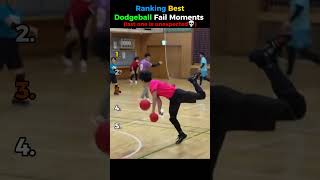 Ranking Best Dodgeball Fails Ever!💀 #dodgeball #fails #funny