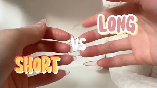 ASMR Do You Prefer LONG or SHORT💅🏼? Fast&Agressive Tapping Sounds