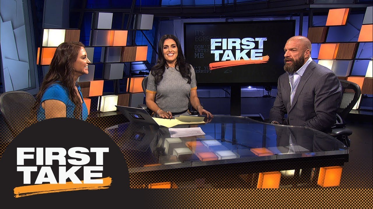 Stephen A. asks Triple H and Stephanie McMahon to name biggest WWE Superstar ever | Fist Take | ESPN