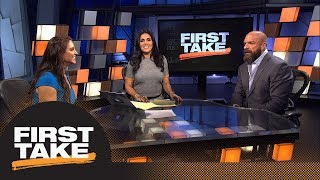 Stephen A. asks Triple H and Stephanie McMahon to name biggest WWE Superstar ever | First Take