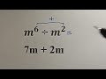 Math Easy Method – Performing Algebraic Operations Step by Step #maths #mathematica #education #math