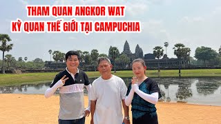 Ba vợ Khương Dừa ngỡ ngàng trước sự vĩ đại của AngKor Wat - Kỳ quan thế giới tại Campuchia