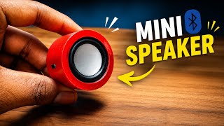 How to make a MINI BlUETOOTH speaker at home || I Build a mini bluetooth speaker