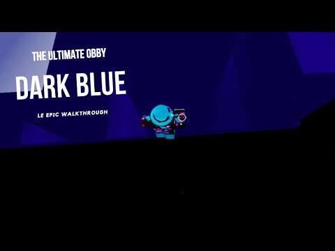 Roblox The Ultimate Obby Dark Blue Walkthrough Youtube - the ultimate obby roblox