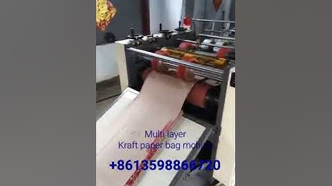 Multi layer kraft paper bag making machine | YG Paper Machinery