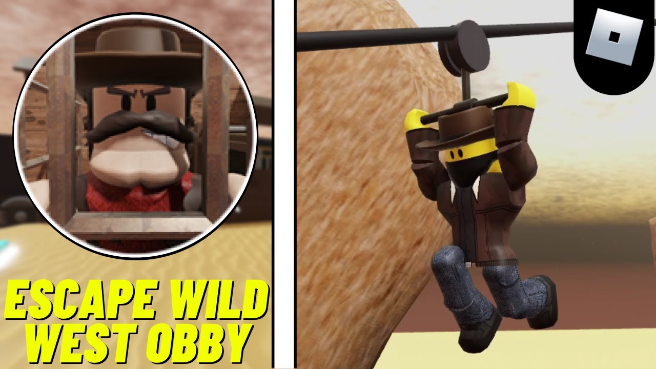 Roblox - ESCAPAMOS DA PRISÃO no MUNDO do VELHO OESTE (Escape the Wild West  Obby)