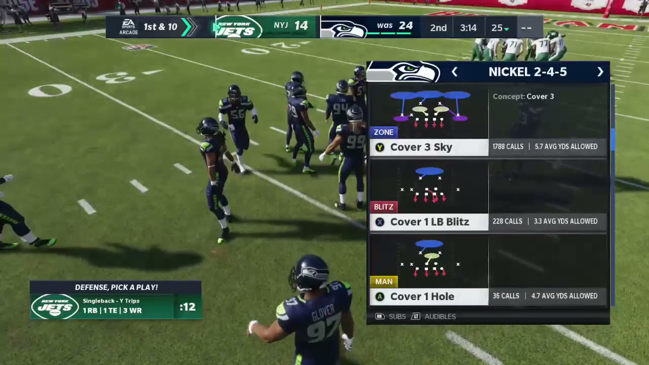 Madden 21 how to get sacks against the CPU
