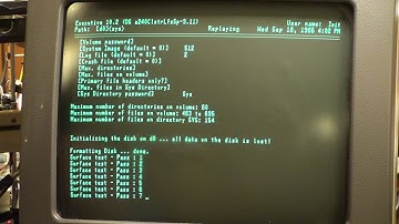 Convergent Technologies AWS - First Hard Drive Format!  Physical Seagate ST-251