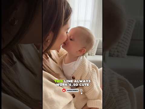 Baby S Cheesy Pickup Line Leaves Mommy Speechless Shorts Funny Cute