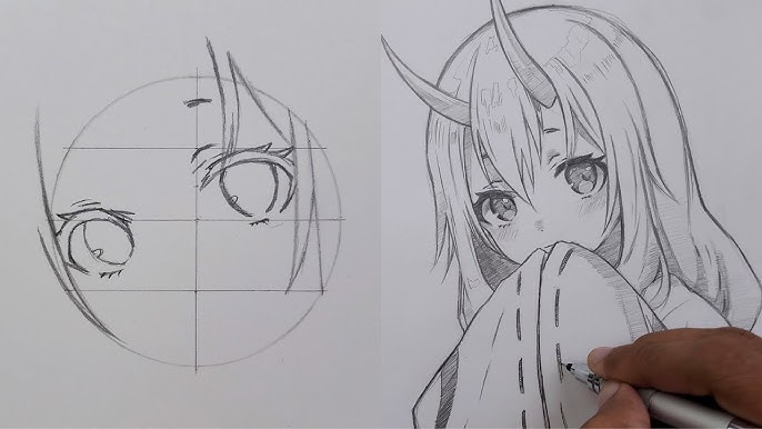 How to Draw cute Anime Girl with ease ! 🐱
