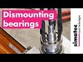 Dismounting / removing bearings with simatool Ball Bearing Puller BP61