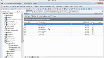 Sage Evolution Job Costing
