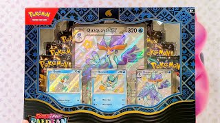 EP-107: UNBOXING QUAQUAVAL EX PREMIUM COLLECTION BOX! #pokemon #pokemoncards #pokemontcg #tcg