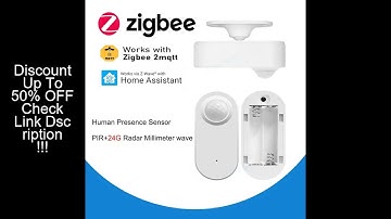 Zigbee Human Presence Detector,Luminance/Distance Detection,  Smart PIR Motion Sensor Support Zigbee