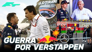 GUERRA ENTRE TOTO WOLFF y HORNER por VERSTAPPEN – La SURREALISTA IMAGEN que no se VIO en CHINA...