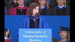 Victoria Reggie Kennedy delivers keynote speech at UMass Boston 2010 Commencement