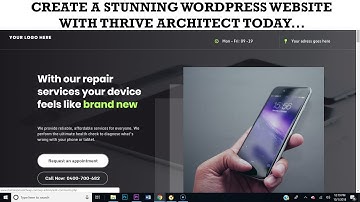 Create a Stunning website with Thrive Architect in under an hour in my Udemy Course