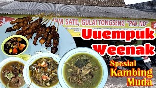 SATE DAN TONGSENG KAMBING PAK NO BANJARNEGORO MAGELANG | SPESIAL KAMBING MUDA