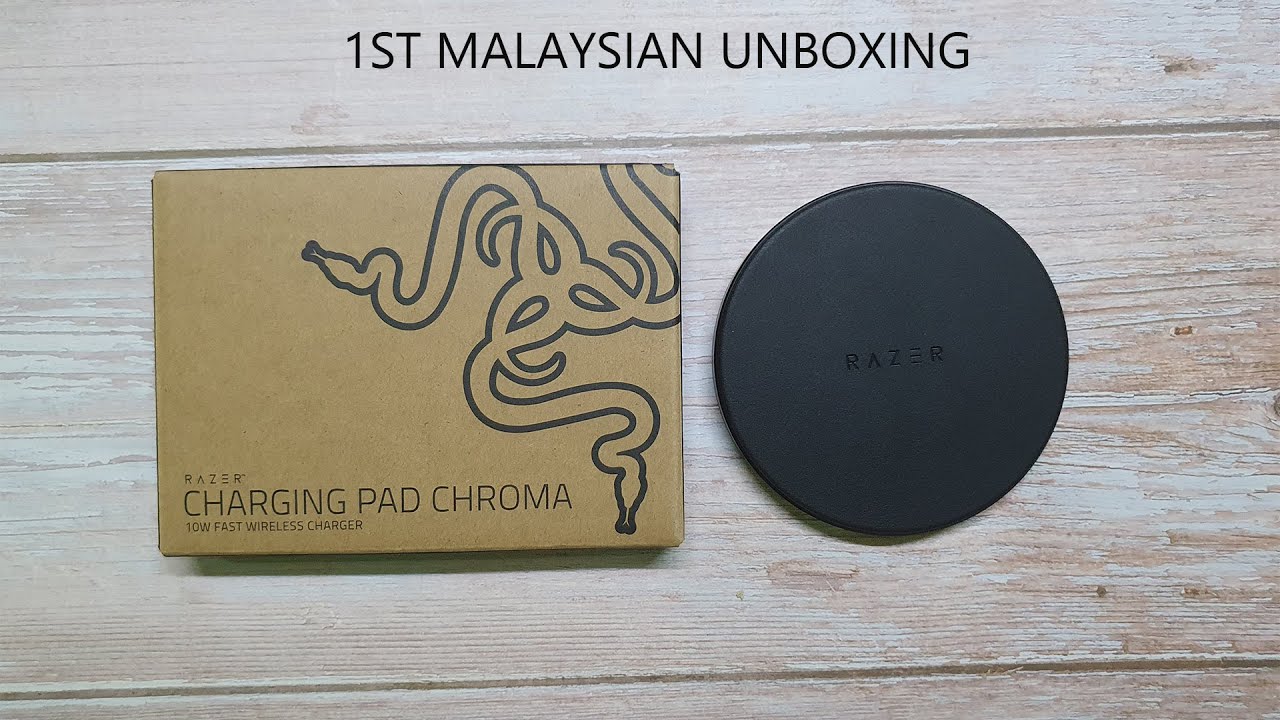 Razer Charging Pad Chroma Unboxing YouTube