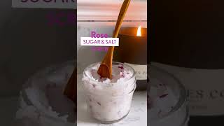 DIY Rose, Sugar & Salt Body Scrub | #shorts