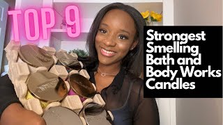 Strongest Smelling Bath and Body Works Candles | TOP 9 CANDLES