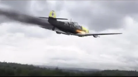 Let's Follow that Smoking German Me-109 Home HD Red Tails (2012)