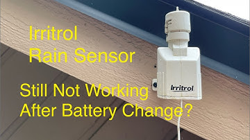 Irritrol Rain Sensor Still Not Working After Battery Change? Fast Easy Fix