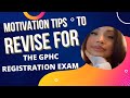 Motivation tips to revise for the GPhC exam