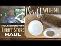 Thrift with me  holmes county ohio thrifting  thrift store haul  thrift store deals