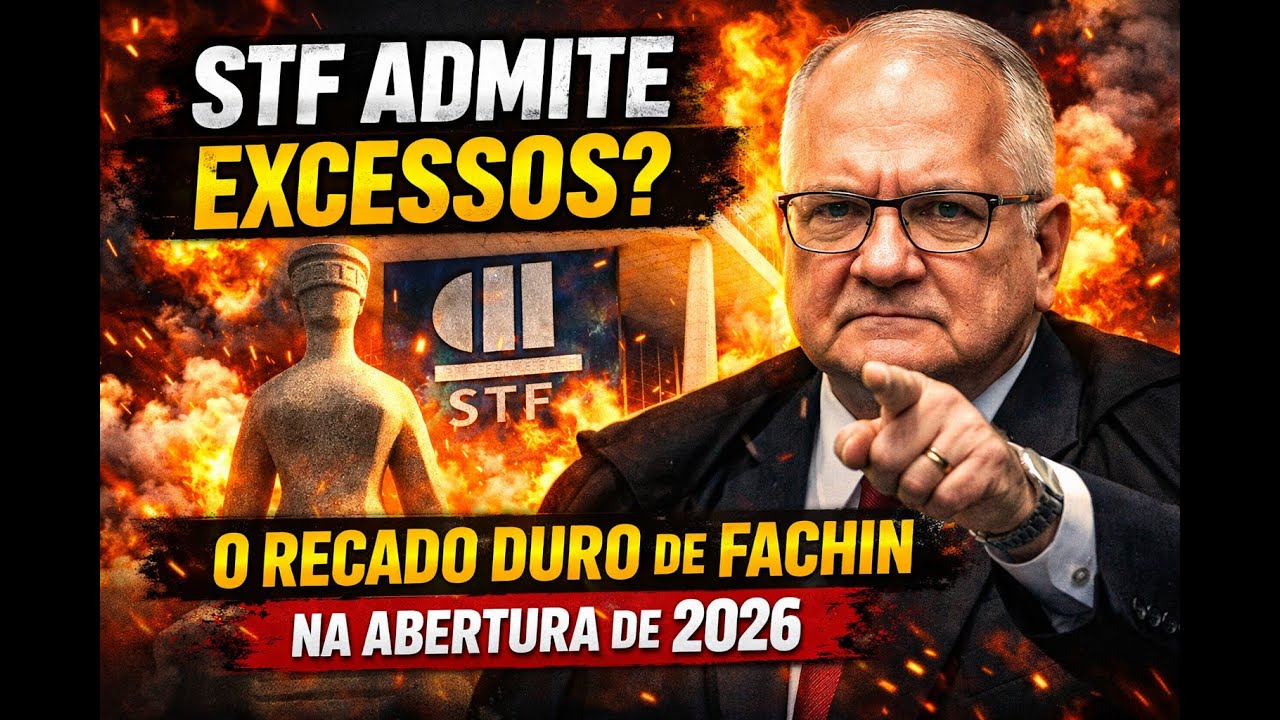 STF ADMITE EXCESSOS? O RECADO DURO DE FACHIN NA ABERTURA DE 2026