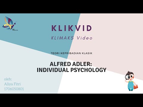 KLIKVID : Alfred Adler (Individual Psychology) ㅡ KEPRIB #2