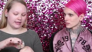 NikkieTutorials annoying Jeffree Star for 1 minute straight.