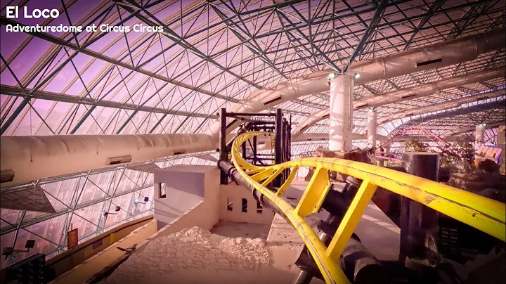 Insane Indoor Roller Coaster! El Loco POV at the Adventuredome