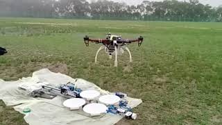 Automatic drone-battery changer
