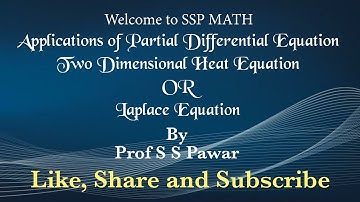 Two Dimensional Heat Equation i e Laplace Equation Lecture 6