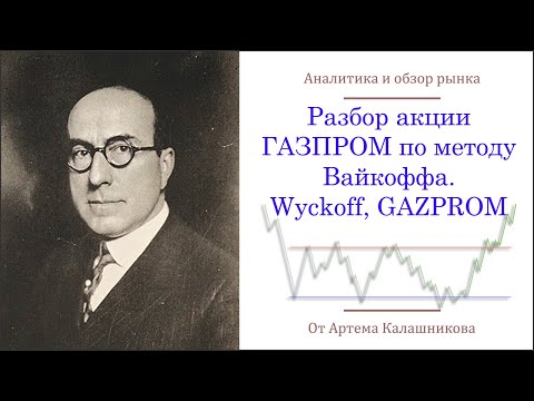 Разбор акции ГАЗПРОМ по методу Вайкоффа. Wyckoff, GAZPROM