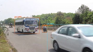 Vehicle Detection in video using YOLO Algorithm