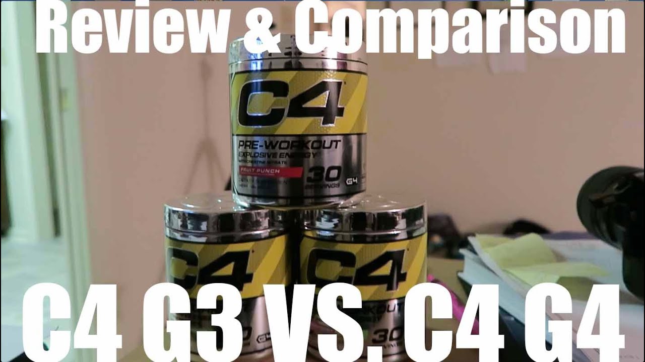Cellucor C4 G3 VS G4 | Review & Comparison - YouTube
