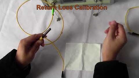 How To Use Insertion Return Loss Tester SM