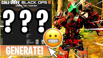 Using A Random Class Generator On Black Ops 4.. 😬 (COD BO4)