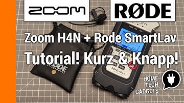 Zoom (H4N Pro) mit Rode SmartLav verbinden | deutsch | 2023