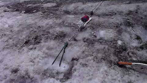 Ice v-thread pull test #2