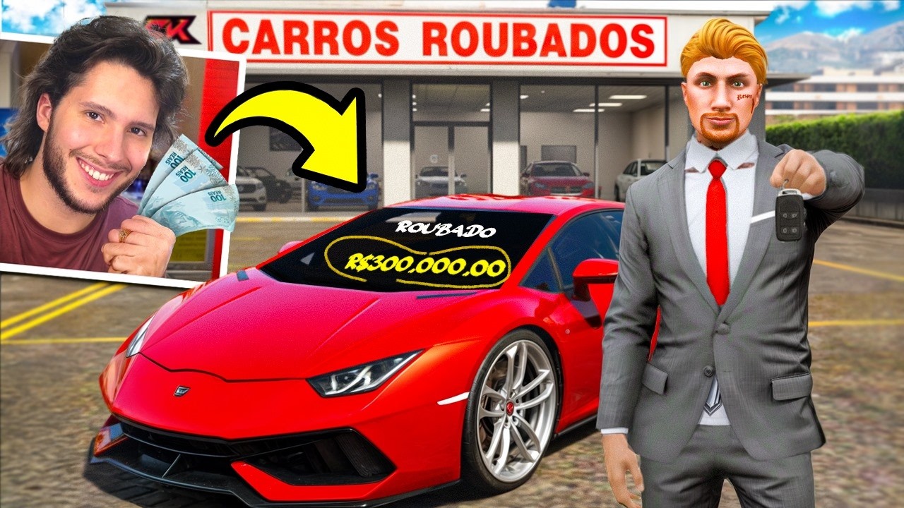 Abri uma LOJA de CARROS ROUBADOS no GTA 5 RP!!