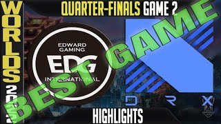 EDG vs DRX Highlights Game 2 | Worlds 2022 Quarterfinals | Edward Gaming vs DRX G2