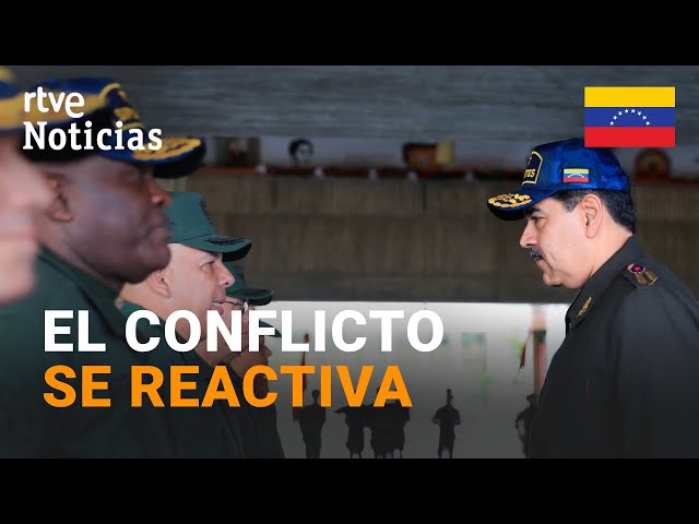 VENEZUELA-GUYANA: MADURO despliega a sus MILITARES tras la LLEGADA de un BUQUE BRITÁNICO | RTVE class=