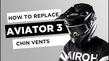 AIROH AVIATOR3 OFF-ROAD HELMET CHIN VENTS ASSEMBLY AND DISASSEMBLY VIDEO TUTORIAL