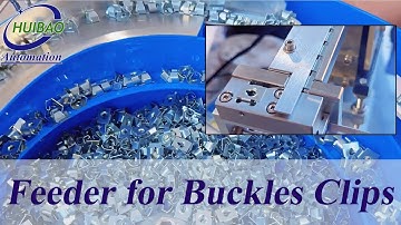 Huibao Automation-Vibratory Bowl Feeder for Steel Brackets Buckle U-Shaped Clips