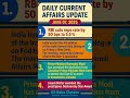 Daily current affairs updates #currentaffairs #upsccurrentaffairs #ssccgl #sscmts #ntpc #apssb