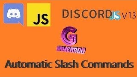 Discord.js v13 Episode 11 - Automatic Slash Commands (OUTDATED)